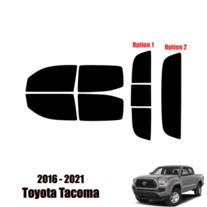 2016 – 2021 Toyota Tacoma – Full Car Precut Window Tint Kit Automotive Window Film