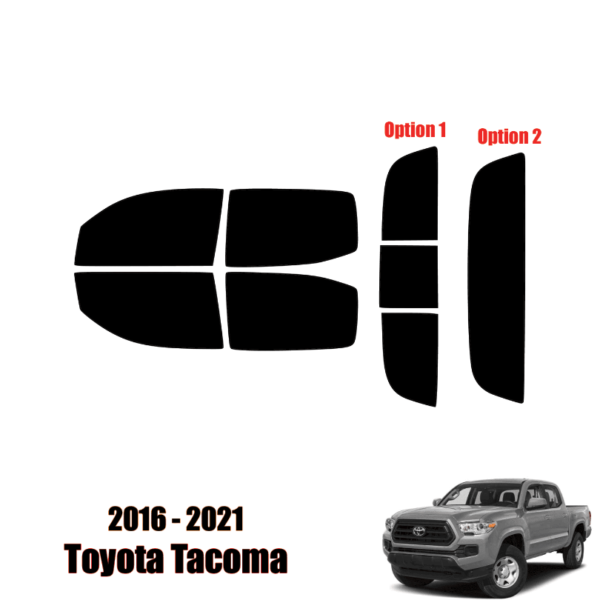 2016 – 2023 Toyota Tacoma – Full Car Precut Window Tint Kit Automotive Window Film