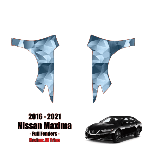 2016 – 2022 Nissan Maxima – Precut Paint Protection Kit (PPF) – Full Front Fenders