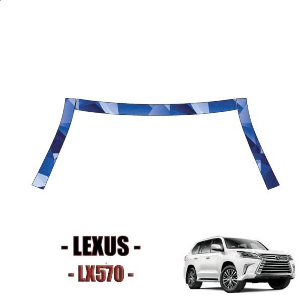 2016 -2021 Lexus LX570 Paint Protection Kit (PPF) A-Pillars+Roof Top