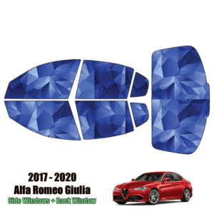 2017 – 2024 Alfa Romeo Giulia – Full Sedan Precut Window Tint Kit Automotive Window Film