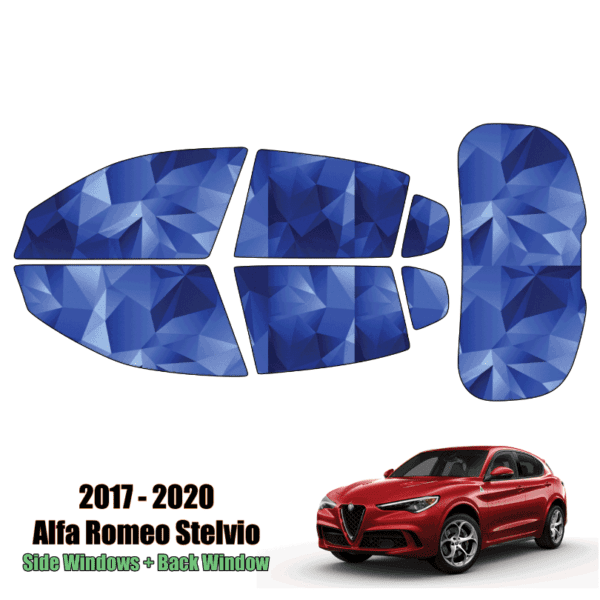 2017 – 2024 Alfa Romeo Stelvio – Full SUV Precut Window Tint Kit Automotive Window Film