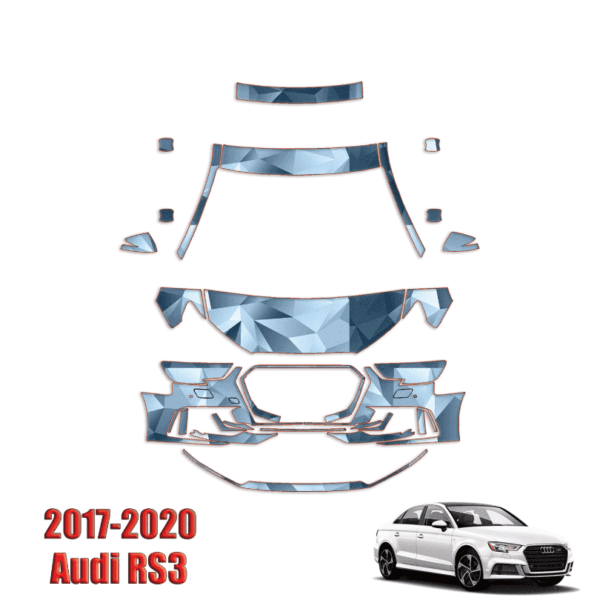 2017 – 2020 Audi RS3 – PPF Kit PreCut Paint Protection Kit – Partial Front
