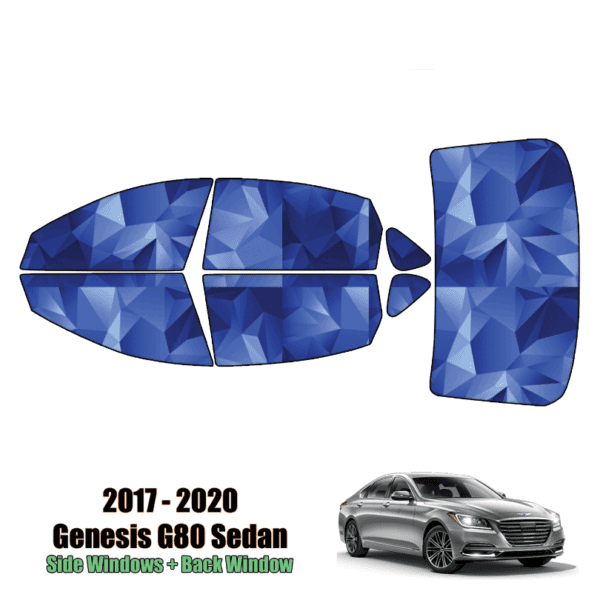 2017 – 2020 Genesis G80 – Full Sedan Precut Window Tint Kit Automotive Window Film