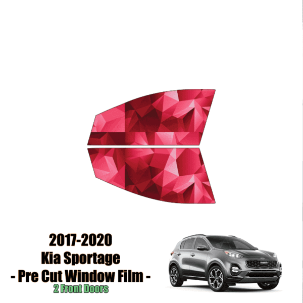 2017 – 2020 Kia Sportage – 2 Front Windows Precut Window Tint Kit Automotive Window Film