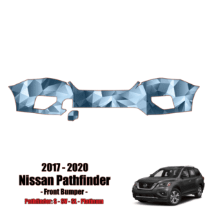 2017 – 2021 Nissan Pathfinder – Precut Paint Protection Kit (PPF) – Front Bumper