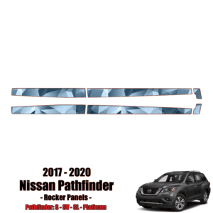 2017 – 2021 Nissan Pathfinder – Precut Paint Protection Kit (PPF) – Rocker Panels