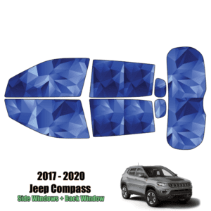2017 – 2020 Jeep Compass – Full Crossover Precut Window Tint Kit Automotive Window Film