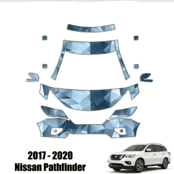 2017 – 2020 Nissan Pathfinder S SV SL Platinum – Paint Protection Kit – Partial Front