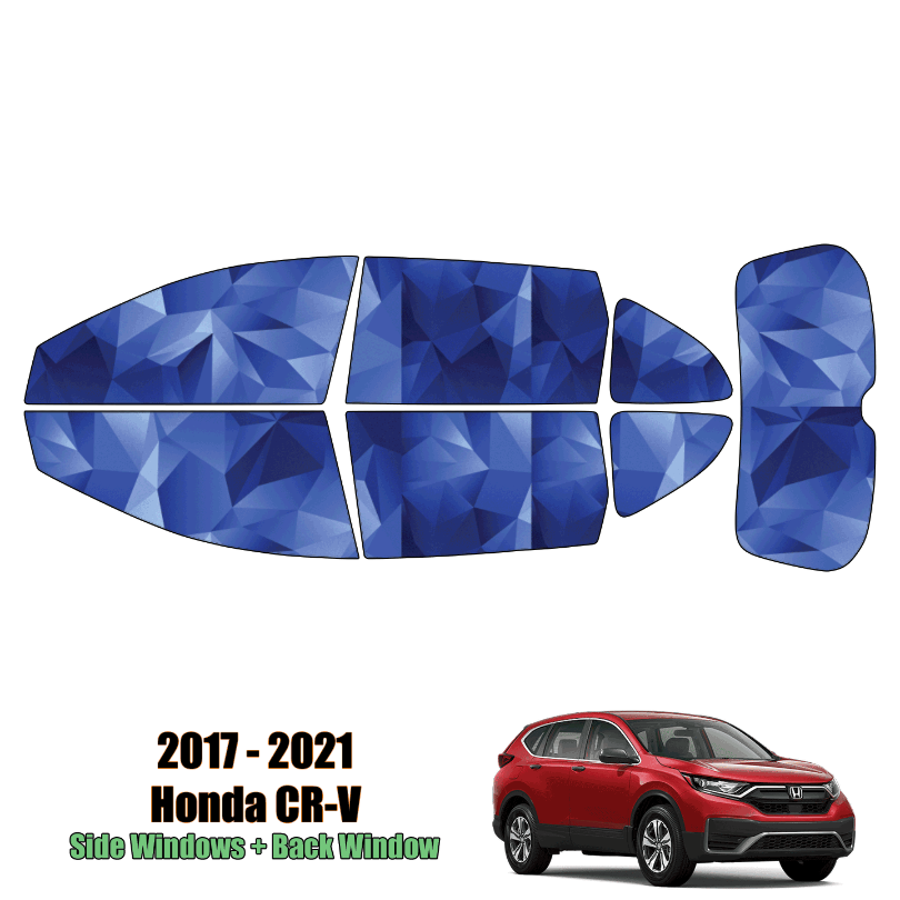 thumbnail image 2 of Precision Films PreCut Window Tint For Honda CR-V 2002-2006 – Black 20% VLT Nano Carbon Film 2 of 5