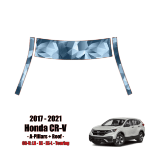 2017-2021 Honda CR-V Precut Paint Protection Kit – A-Pillars + Roof Top
