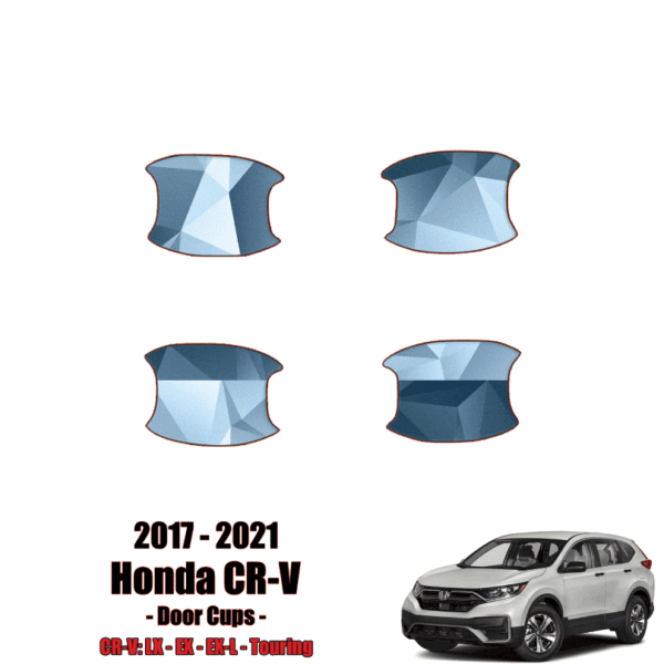 2017 – 2021 Honda CR-V -Honda CR-V -LX, EX, EX-L, Touring Precut Paint Protection Kit (PPF) Door Cups