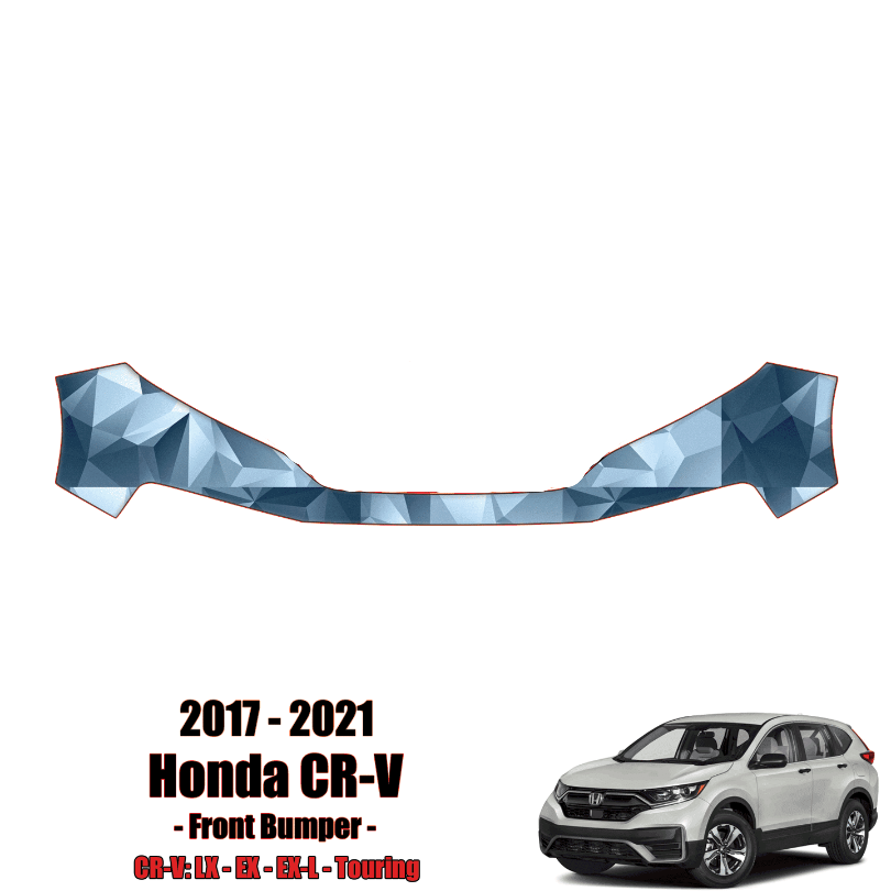 2017 – 2021 Honda CR-V – LX, EX, EX-L, Touring Precut Paint Protection Kit (PPF) – Front Bumper