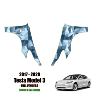 2017 – 2022 Tesla Model 3 – Precut Paint Protection Kit (PPF) Full Fenders