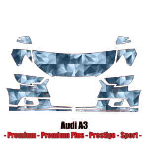 2017-2022 Audi A3 Precut Paint Protection Kit PPF – Partial Front
