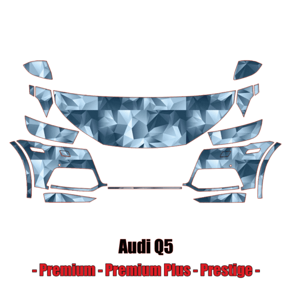 2018 – 2020 Audi Q5 – Premium, Premium Plus, Prestige– Precut Paint Protection Kit (PPF) Partial Front