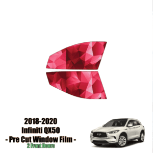 2018 – 2020 Infiniti QX50 – 2 Front Windows Precut Window Tint Kit Automotive Window Film