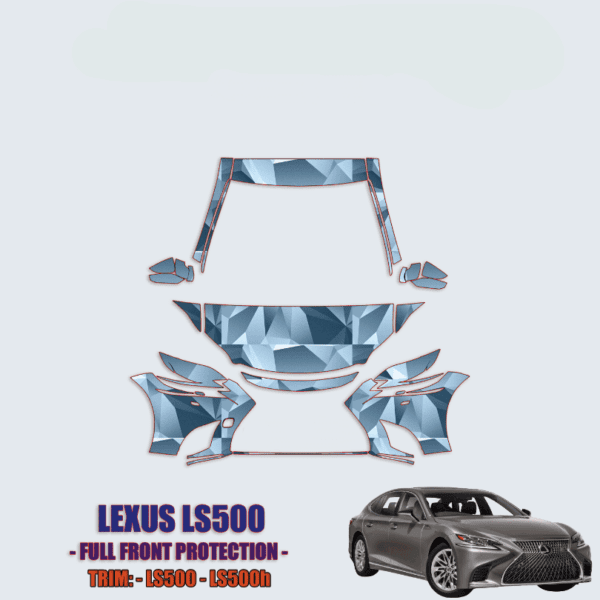 2021-2023 Lexus LS500 Precut Paint Protection PPF Kit – Partial Front + A Pillars