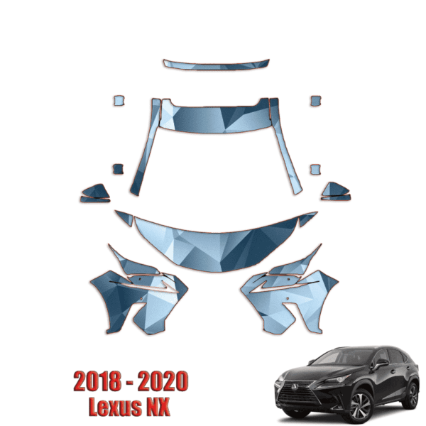 2018 – 2021 Lexus NX – 300, 300h Paint Protection Kit – Partial Front