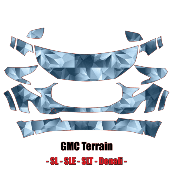 2018 – 2021 GMC Terrain – SL SLE SLT Denali – Precut Paint Protection Kit (PPF) Partial Front