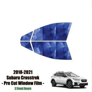 2018 – 2021 Subaru Crosstrek – 2 Front Windows Precut Window Tint Kit Automotive Window Film