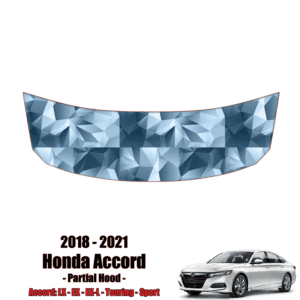2018-2021 Honda Accord Precut Paint Protection Kit (PPF) – Partial Hood