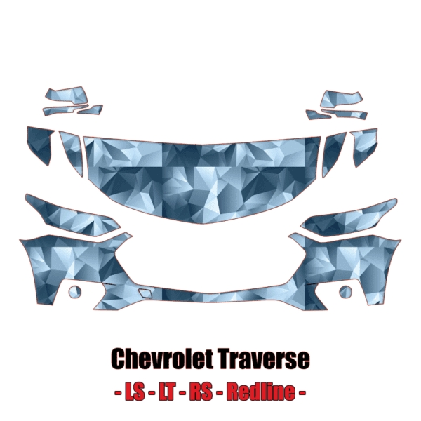 2018 – 2022 Chevrolet Traverse – LS, LT, RS, Redline – Precut Paint Protection Kit (PPF) Partial Front