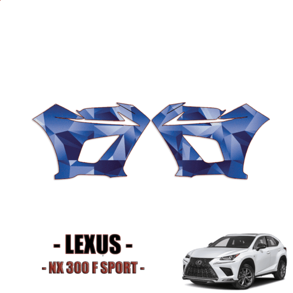 2018-2021 Lexus NX 300 F Sport Paint Protection Kit (PPF) – Front Bumper