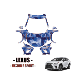2018-2021 Lexus NX 300 F Sport Pre Cut Paint Protection Kit – Full Front + A Pillars + Rooftop