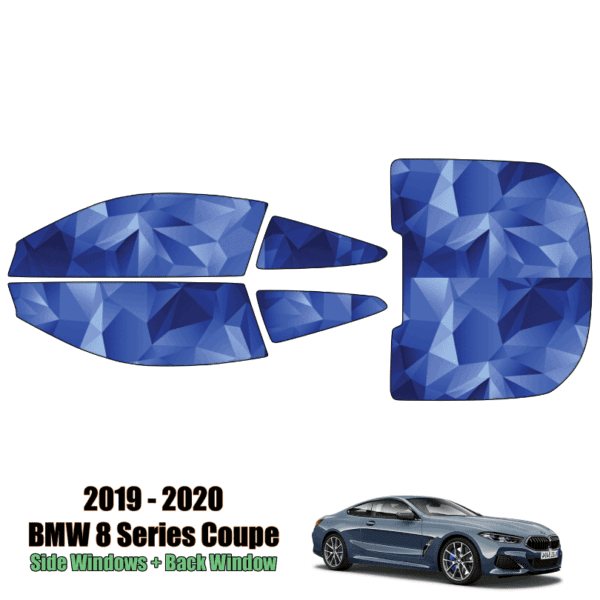 2019 – 2022 BMW 8 Series – Full Coupe Precut Window Tint Kit Automotive Window Film