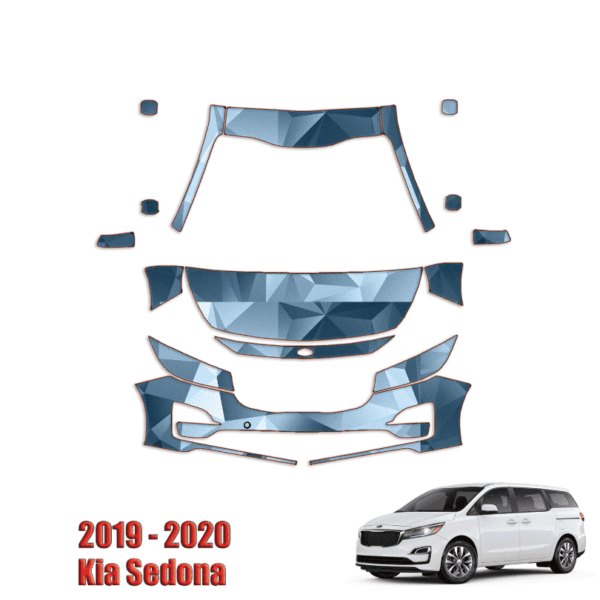 2019 – 2023 Kia Sedona – L, LX, EX Paint Protection Kit – Partial Front