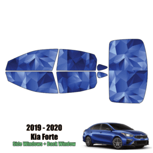 2019 – 2021 Kia Forte – FE, LXS, S, EX- Full Sedan Precut Window Tint Kit Automotive Window Film
