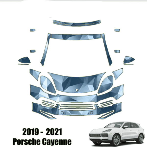 2019 – 2023 Porsche Cayenne – Precut Paint Protection Kit (PPF) Partial Front