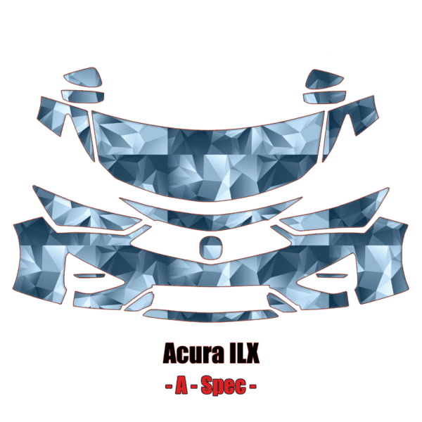 2019 – 2022 Acura ILX A-Spec  – Precut Paint Protection Kit (PPF) – Partial Front