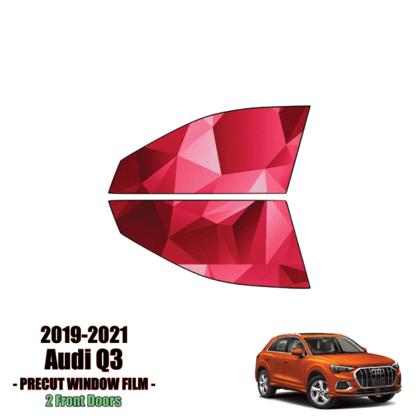 2019 – 2021 Audi Q3 – 2 Front Windows Precut Window Tint Kit Automotive Window Film