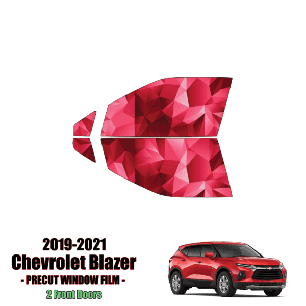 2019 – 2021 Chevrolet Blazer – 2 Front Windows Precut Window Tint Kit Automotive Window Film