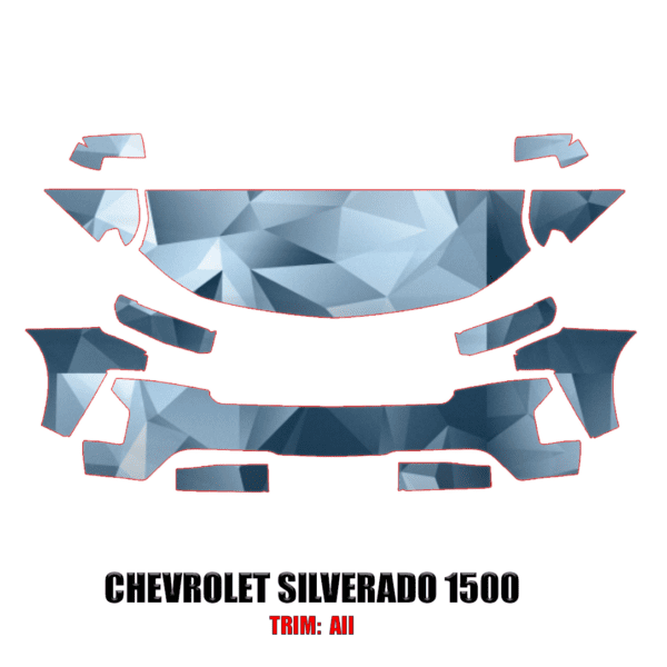 2019-2021 Chevrolet Silverado 1500 Precut Paint Protection Kit – Partial Front