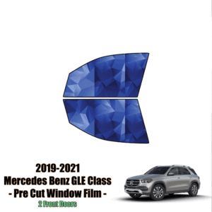 2019 – 2021 Mercedes Benz GLE Class SUV – 2 Front Windows Precut Window Tint Kit Automotive Window Film