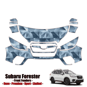 2019 – 2021 Subaru Forester – Base, Premium, Sport, Limited – Precut Paint Protection Kit (PPF) – Partial Front