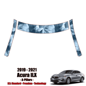 2019 – 2022 Acura ILX – Precut Paint Protection Kit (PPF) – A Pillars + Rooftop