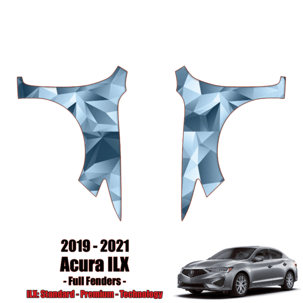 2019 – 2022 Acura ILX – Precut Paint Protection Kit (PPF) – Full Fenders