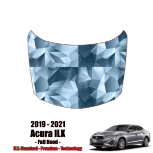 2019 – 2022 Acura ILX – Standard, Premium, Technology Precut Paint Protection Kit – Full Hood