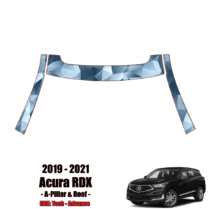 2019 – 2021 Acura RDX -Tech – Advance Precut Paint Protection Kit (PPF) – A Pillars + Roof Top