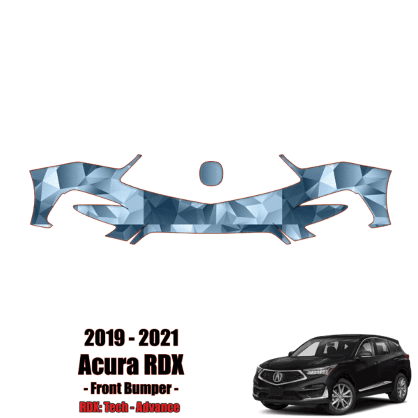 2019 – 2021 Acura RDX – Tech, Advance Precut Paint Protection Kit (PPF) – Front Bumper