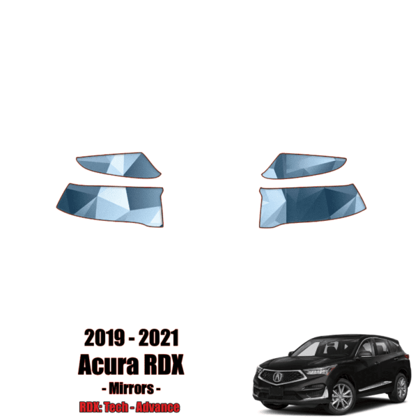 2019 – 2021 Acura RDX – Tech, Advance – Precut Paint Protection Kit (PPF) – Mirrors