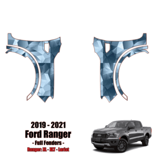 2019 – 2021 Ford Ranger – XL, XLT, Lariat –  Paint Protection Kit (PPF) – Full Fenders