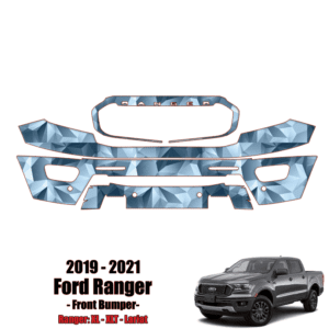 2019 – 2021 Ford Ranger – XL, XLT, Lariat Paint Protection Kit (PPF) – Front Bumper