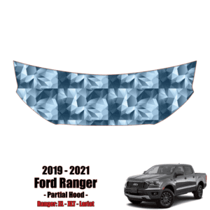 2019 – 2021 Ford Ranger – XL, XLT, Lariat Paint Protection Kit (PPF) – Partial Hood