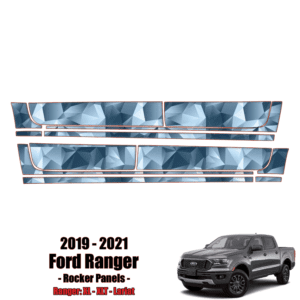 2019 – 2021 Ford Ranger – XL, XLT, Lariat Paint Protection Kit (PPF) – Rocker Panels