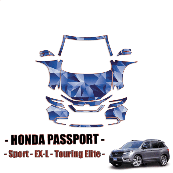 2019-2021 Honda Passport Pre Cut Paint Protection Kit – Full Front + A Pillars + Rooftop